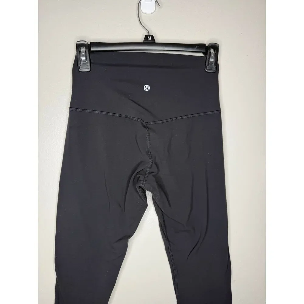 Lululemon Align Black High-Rise Leggings Size 6 Buttery Activewear Leggings